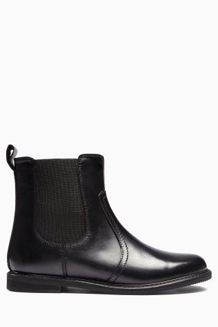 Black Chelsea Ankle Boots (Older Girls)